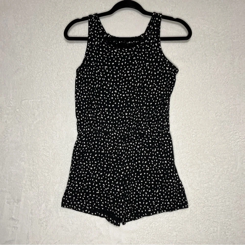 OLD NAVY Girls Size 14 Bundle – Romper, 2 Denim Bermuda Shorts & Black Leggings